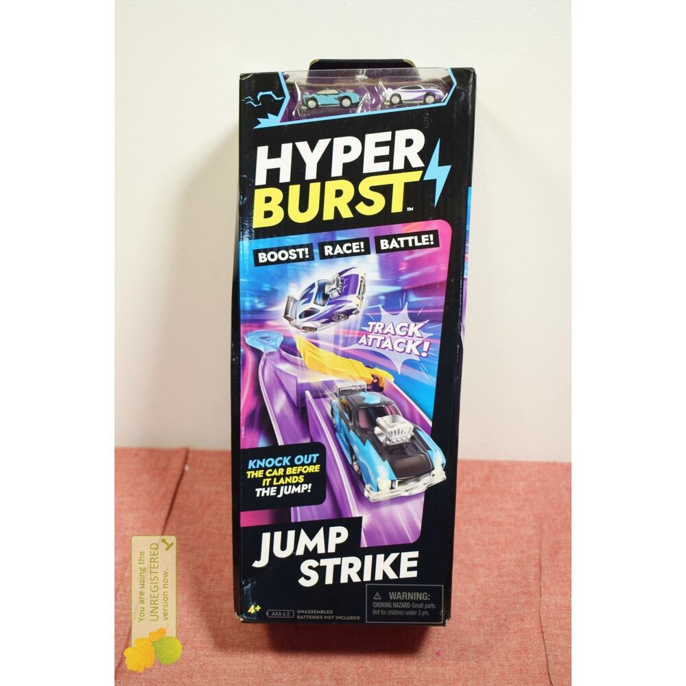 Hyper Burst Jump Strike Battle Race Track Set